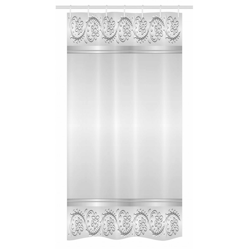 East Urban Home Retro Stall Shower Curtain Single + Hooks Wayfair